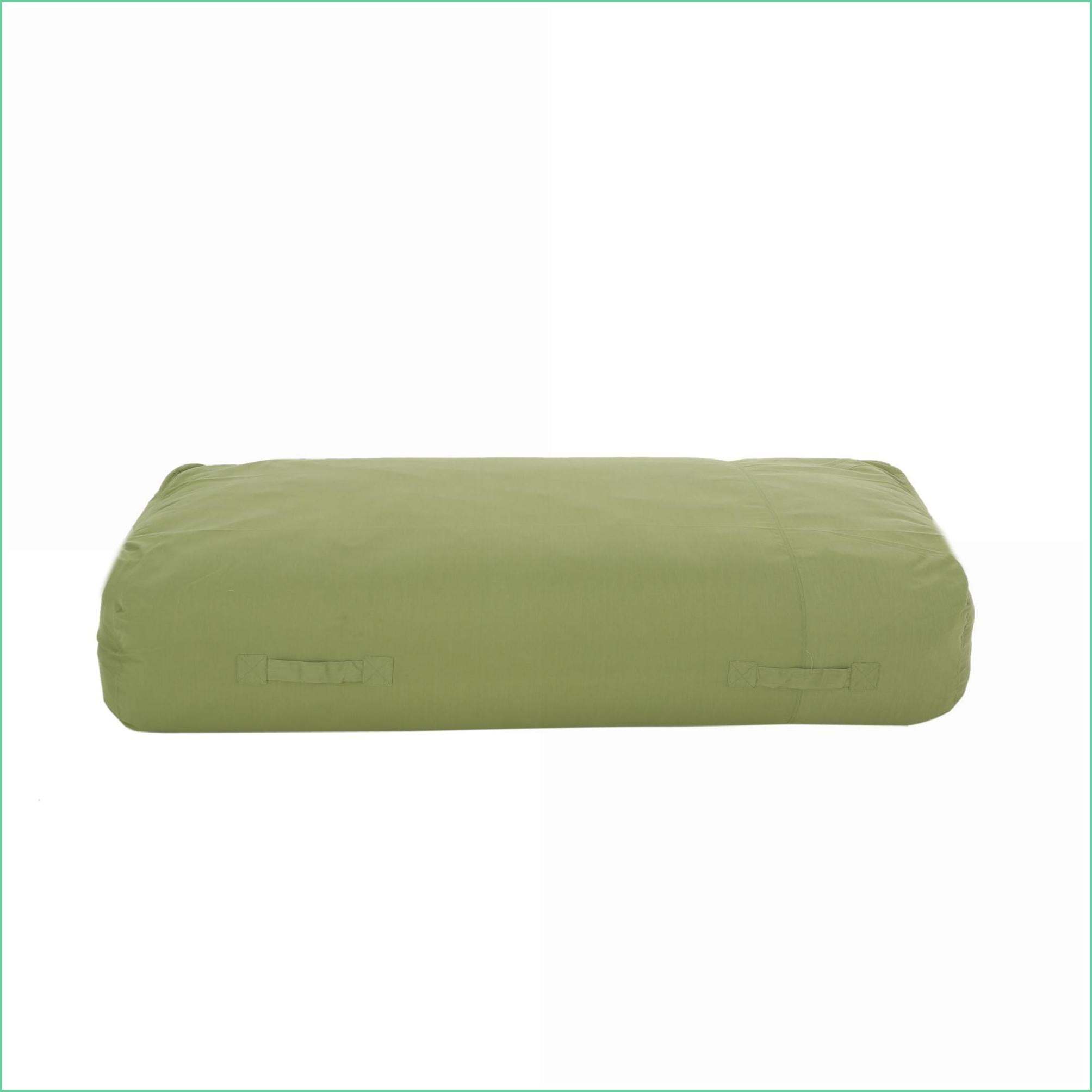 Kasper 6'x3' Water Resistant Rectangle Bean Bag Chair for Adults | Green | Waterproof Fabric
