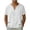 White, variant on JTSRKL Beach Linen Cotton Blend Shirts fo Men Short Sleeve Notch V-Neck Casual Lightweight Tops Breathable Retro Versatile Pullover Tees