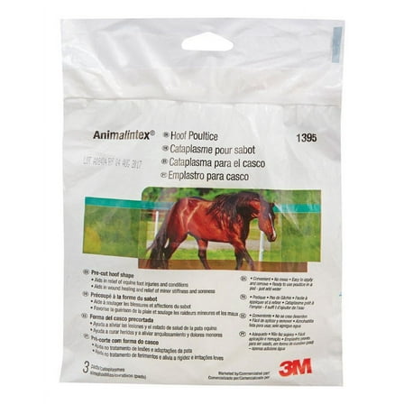 3M Animalintex Conditioner for Horse Wound Care 3 pk 5.5" x 5.5"