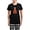 With Checker Pant, variant on - Bacon Christmas Tree Women's Dark Pajamas - Women's Short Sleeve Print T-Shirt and Pants Dark Cotton Pajama Set