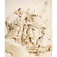 thumbnail image 3 of Giovanni Battista Tiepolo 12x14 Black Modern Framed Museum Art Print Titled - Aged Dignitary Attended by Mercury and Prudence (1696-1770), 3 of 5