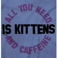 thumbnail image 2 of All You Need is Kittens and Caffeine Women's Plus Size Graphic Tee Brisco Brands 5X, 2 of 6
