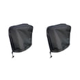 thumbnail image 2 of Speravity Cubierta de tela fácil de transportar para remolque de remolque, impermeable, a prueba de polvo, para caravanas, caravanas, cubiertas negro 2piezas, 2 of 6