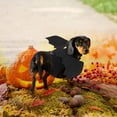 thumbnail image 4 of TETOU Dog Halloween Costume, Halloween Bat Fairy Wings Pet Harness Costumes for Dogs Cats Halloween Party - Black,L, 4 of 7