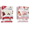 Power Crunch Whey Protein Bars, High Protein Snacks with Delicious Taste, Strawberry Crème & Red Velvet, 1.4 Ounce (24 Count)