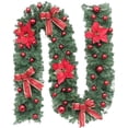 thumbnail image 1 of Clearance! Christmas Stairs Decoration Rattan Flowers Rattan Christmas Tree Festival Decorations Door Decoration, 1 of 4