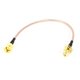thumbnail image 1 of Adaptador de pigtail coaxial RG316 de baja pérdida de 8" de SMA macho a SMA hembra, 1 of 1