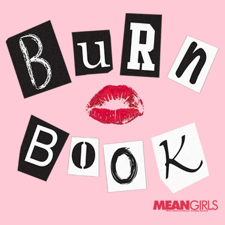 レディースファッション Mean Girls The Burn Book T-Shirt Girl's Mean Girls Burn Book T-Shirt : Target