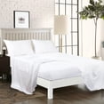 thumbnail image 2 of Marquess 100% Bamboo Cooling 4 Piece Sheet Set, Full Size White Color, 2 of 6