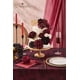 thumbnail image 5 of Flores artificiales Serwalin, borgoña, rosas negras, espuma de seda, 5 of 9