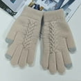 thumbnail image 2 of Womens Winter Warm Touchscreen Gloves Thermal Knit Cold Weather Gloves for Women, 2 of 7