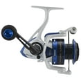 thumbnail image 4 of Lew's Custom Inshore Speed Spin Spinning Fishing Reel, Size 400 Reel, Blue/White, 4 of 7