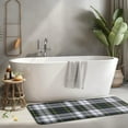 thumbnail image 2 of Blue Green Plaid Checkered Pattern Kitchen Rug Mat,Kitchen Runner Rugs Non Skid Washable,Decorative Kitchen Floor Mats for Kitchen,Sink,Laundry,17"x47.2", 2 of 7