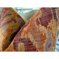 thumbnail image 3 of Plutus Bear Canyon Ikat Handmade Throw Pillow, (20" x 26" Standard), 3 of 4