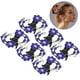 thumbnail image 3 of 6 piezas Mini horquilla de diamantes de imitación para mujer, niña, pinza para el cabello, pinzas para el cabello con flor de ciruelo, accesorios para el cabello de novia (azul oscuro), 3 of 6