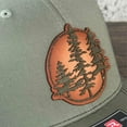 thumbnail image 4 of WoodHide© Tree Patch Hat – Richardson 112 Trucker Cap with Sunburst Leather & Wood, 4 of 5