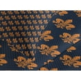 thumbnail image 4 of Ambesonne Fleur De Lis Quilted Bedspread Set 3 Pcs, Victorian Gothic, King Size, Dark Blue Orange, 4 of 5