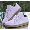 thumbnail image 4 of Ni - ke Ni - ke Air Jordan 1 Low Arctic Pink Gum Women’s Size 12 White Custom DC0774-601, 4 of 5