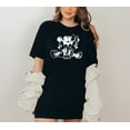 thumbnail image 3 of Moonlight Apparel Vintage Cartoon Couple T-Shirt Cute Hand-Drawn Graphic Tee for Couples Women Teens Soft Unisex Love Shirt for Valentine's Everyday Wear, 3 of 6