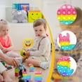 thumbnail image 3 of Fidget Toy - Rainbow - Pop it - Silicone - Anti-stress - For children and adults, 3 of 5