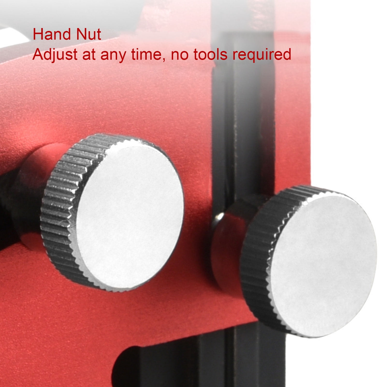 LAZIOEGR Aluminum Alloy Pocket Hole Jig Kit Woodworking Inclined Hole Locator 0 to 90 Degree Adjustable Dowelling Jig Board Splicing Tool Center Line Scribe (5.9 x 5.1 in / 15 x 13 cm)