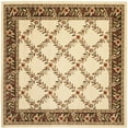 thumbnail image 6 of SAFAVIEH Lyndhurst Marshall Floral Border Area Rug, Ivory/Brown, 8' x 11', 6 of 6