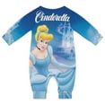 thumbnail image 2 of Cinderella Baby Onesie Romper Footless Infant Long Sleeve Jumpsuit for Boys Girls, 2 of 8