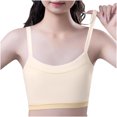 thumbnail image 2 of KkSLirnhs Bra for Girls 10-12 Girl Bras 12-14 Comfy & Expandable Girls' Wire-Free Bra - Soft Nylon with Light Padding L Yellow, 2 of 6