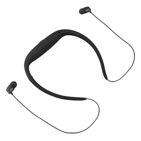 M Buder IPX8 Waterproof Swimming Headphone MP3 Music Player FM Radio for Watersports Built-in 8GB Memory 300mAh Battery (9.8 inches / 25 cm) Black[cite: 1]