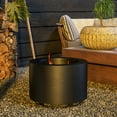 thumbnail image 6 of Outsunny Smokeless Fire Pit w/ Poker, 19" Firepit, Steel, Black, 6 of 9