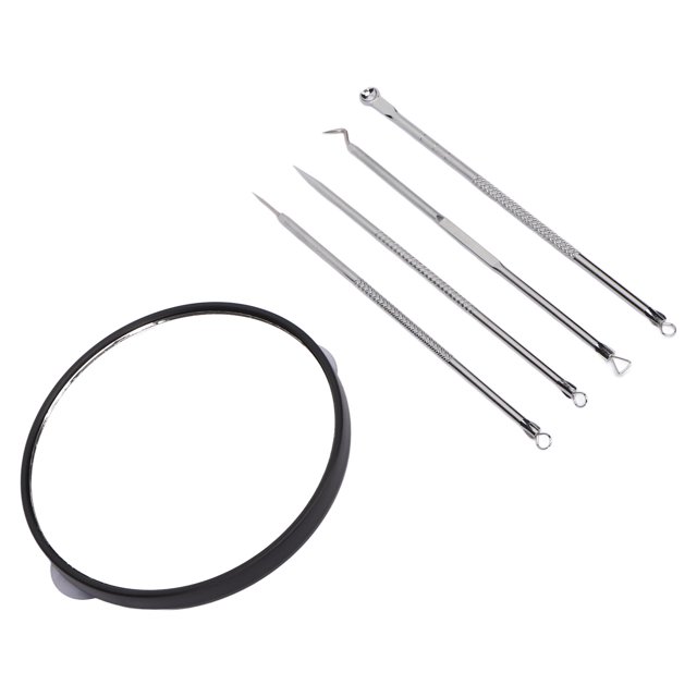 Extractor de comedones, kit de herramientas de limpieza facial para eliminar espinillas y espinillas, rendimiento finamente ajustado, 4 Uds.