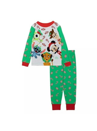 Hello Kitty Christmas Long Sleeve Tight Fit Pajamas, 2pc Set (Baby Girls) 