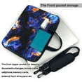 thumbnail image 3 of Colorful Retro Laptop Bag, 13 inch Laptop or Tablet, Business Casual Laptop Bag, 3 of 8
