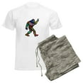 thumbnail image 6 of CafePress - PEACE UP Pajamas - Men's Light Loose Fit Cotton Pajama Set, 6 of 7
