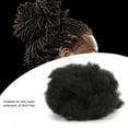 thumbnail image 1 of Moño De Pelo Puff, Cabello Afro Altamente Simulado Más Claro, Más , Más Fino Para Extensiones De Trenzas Sucias De Reparación De Cabello Corto, Refuerzo, Gancho Para, 1 of 7
