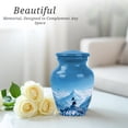 thumbnail image 5 of Gramophone Miniature Cremation Urns For Adult Ashes Female - Small Keepsake Urns For Adult Male - Tiny Urn For Human Ashes For Man And Woman - Blue Mini Urn For Mother & Father 3 Inch, 5 of 7
