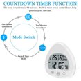 thumbnail image 5 of Reloj digital resistente al agua para baño, ducha, temporizador LCD, temperatura ℃/℉, humedad, temporizador de cocina con soporte con orificio para ventosa, 5 of 5