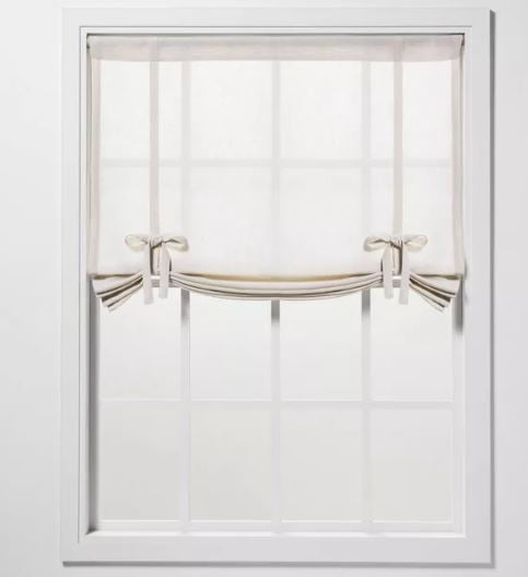 Threshold Light Filtering Natural Balloon Shade Rod Pocket 42 X 63 B2 for sale online 