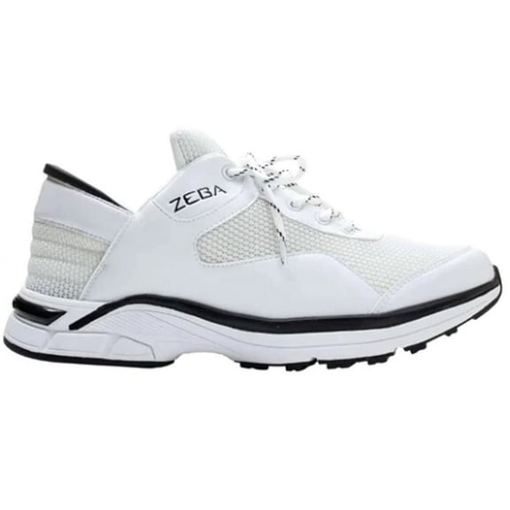Zeba Men's Hands Free Slip-On Walking Shoes (Arctic White, 8)
