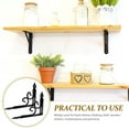 thumbnail image 3 of Koolleo 2 pcs Floating Shelf Brackets Metal Shelf Brackets Right Angle Shelf Support Brackets, 3 of 6