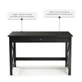 thumbnail image 4 of Linon Davis Modern Single Drawer Laptop Desk, Black, 4 of 20