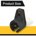 thumbnail image 2 of HUGFEGWE Offset Oxygen Sensor Socket, O2 Sensor Socket, 3/8-Inch Drive by 7/8-Inch 22mm, Car Accessories Wire Gate Accesses Sensor from Side Universal for Most Models of Cars, U2537-6082, 2 of 7