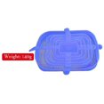 thumbnail image 4 of Couvercles en Silicone Extensibles, Lot de 6 Couvercles en Silicone, Extensibles, Carrés et Réutilisables, 4 of 4