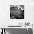 thumbnail image 2 of ARTCANVAS Snow Covered Mountains - In Glacier National Park - Montana Canvas Art Print by Ansel Adams - Size: 18" x 18" (0.75" Deep), 2 of 5