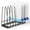 Black, variant on Reusable Bag Drying Rack, Foldable Metal Stand for Reusable Ziplock & Silicone Storage Bags, Rustproof Kitchen Dryer, Silver