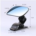 thumbnail image 3 of SHENMO (8.9 X 5.6 Cm) Car Interior Rear View Mirror, 360 Degree Rotation Car Interior Rear View Mirror Suction Cup Car Rear View Mirror Adjustable Wide Angle, 3 of 5