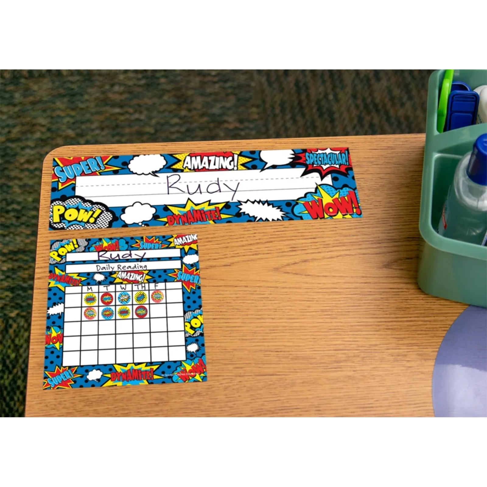 Teacher Created Resources Superhero Incentive Chart, 36 Per Pack, 6 Packs