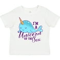 thumbnail image 3 of Inktastic Cute Narwhal I'm a Unicorn of the Sea Girls Toddler T-Shirt, 3 of 5