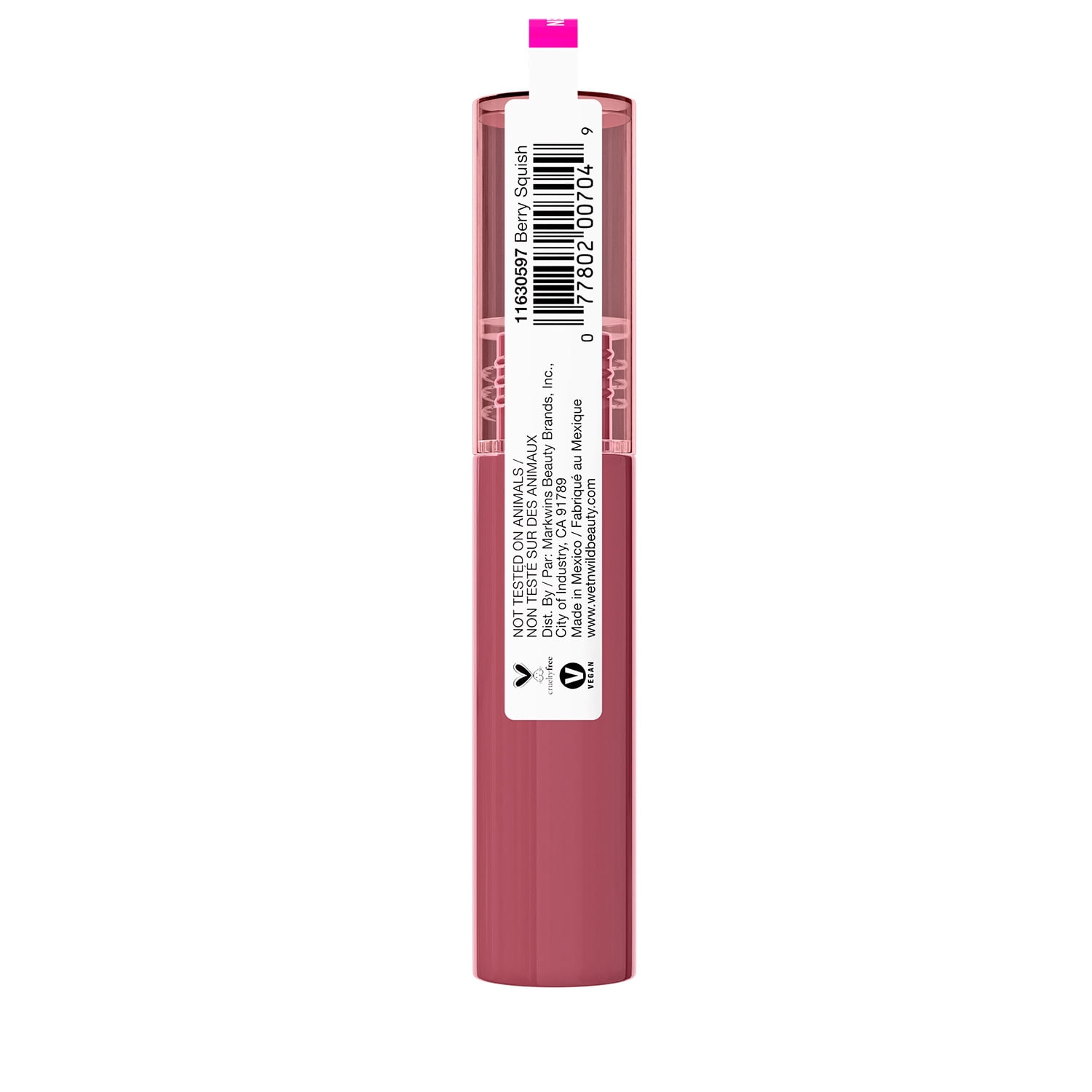 Wet n Wild Jelly Drip Lip Glaze Berry Squish 0.12 fl oz Gel-Based Lip Gloss