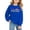 Blue, variant on UACY Girls Second Grade Crewneck Sweatshirt Rainbow Heart Graphic Long Sleeve Casual Pullover Top (Red, 3-4 Years)